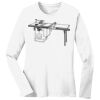 1-DAY RUSH NO MINIMUM Ladies Long Sleeve Crew Neck T-Shirt Thumbnail