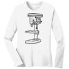 1-DAY RUSH NO MINIMUM Ladies Long Sleeve Crew Neck T-Shirt Thumbnail