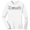 1-DAY RUSH NO MINIMUM Ladies Long Sleeve Crew Neck T-Shirt Thumbnail
