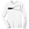 1-DAY RUSH NO MINIMUM Ladies Long Sleeve Crew Neck T-Shirt Thumbnail