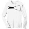 1-DAY RUSH NO MINIMUM Ladies Long Sleeve Crew Neck T-Shirt Thumbnail