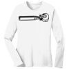 1-DAY RUSH NO MINIMUM Ladies Long Sleeve Crew Neck T-Shirt Thumbnail