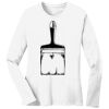 1-DAY RUSH NO MINIMUM Ladies Long Sleeve Crew Neck T-Shirt Thumbnail