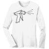 1-DAY RUSH NO MINIMUM Ladies Long Sleeve Crew Neck T-Shirt Thumbnail