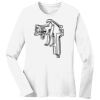 1-DAY RUSH NO MINIMUM Ladies Long Sleeve Crew Neck T-Shirt Thumbnail