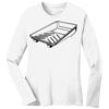 1-DAY RUSH NO MINIMUM Ladies Long Sleeve Crew Neck T-Shirt Thumbnail