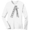 1-DAY RUSH NO MINIMUM Ladies Long Sleeve Crew Neck T-Shirt Thumbnail