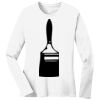 1-DAY RUSH NO MINIMUM Ladies Long Sleeve Crew Neck T-Shirt Thumbnail