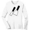 1-DAY RUSH NO MINIMUM Ladies Long Sleeve Crew Neck T-Shirt Thumbnail