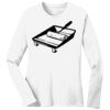 1-DAY RUSH NO MINIMUM Ladies Long Sleeve Crew Neck T-Shirt Thumbnail