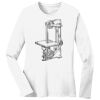 1-DAY RUSH NO MINIMUM Ladies Long Sleeve Crew Neck T-Shirt Thumbnail