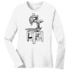 1-DAY RUSH NO MINIMUM Ladies Long Sleeve Crew Neck T-Shirt Thumbnail