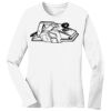 1-DAY RUSH NO MINIMUM Ladies Long Sleeve Crew Neck T-Shirt Thumbnail