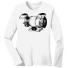1-DAY RUSH NO MINIMUM Ladies Long Sleeve Crew Neck T-Shirt Thumbnail