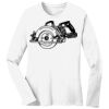 1-DAY RUSH NO MINIMUM Ladies Long Sleeve Crew Neck T-Shirt Thumbnail