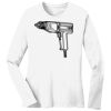 1-DAY RUSH NO MINIMUM Ladies Long Sleeve Crew Neck T-Shirt Thumbnail