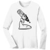 1-DAY RUSH NO MINIMUM Ladies Long Sleeve Crew Neck T-Shirt Thumbnail