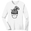 1-DAY RUSH NO MINIMUM Ladies Long Sleeve Crew Neck T-Shirt Thumbnail