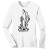 1-DAY RUSH NO MINIMUM Ladies Long Sleeve Crew Neck T-Shirt Thumbnail