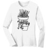 1-DAY RUSH NO MINIMUM Ladies Long Sleeve Crew Neck T-Shirt Thumbnail