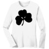 1-DAY RUSH NO MINIMUM Ladies Long Sleeve Crew Neck T-Shirt Thumbnail