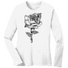 1-DAY RUSH NO MINIMUM Ladies Long Sleeve Crew Neck T-Shirt Thumbnail