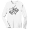 1-DAY RUSH NO MINIMUM Ladies Long Sleeve Crew Neck T-Shirt Thumbnail
