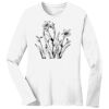 1-DAY RUSH NO MINIMUM Ladies Long Sleeve Crew Neck T-Shirt Thumbnail