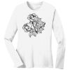 1-DAY RUSH NO MINIMUM Ladies Long Sleeve Crew Neck T-Shirt Thumbnail