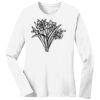 1-DAY RUSH NO MINIMUM Ladies Long Sleeve Crew Neck T-Shirt Thumbnail
