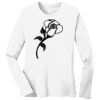 1-DAY RUSH NO MINIMUM Ladies Long Sleeve Crew Neck T-Shirt Thumbnail