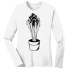 1-DAY RUSH NO MINIMUM Ladies Long Sleeve Crew Neck T-Shirt Thumbnail
