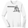 1-DAY RUSH NO MINIMUM Ladies Long Sleeve Crew Neck T-Shirt Thumbnail