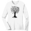 1-DAY RUSH NO MINIMUM Ladies Long Sleeve Crew Neck T-Shirt Thumbnail