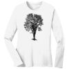 1-DAY RUSH NO MINIMUM Ladies Long Sleeve Crew Neck T-Shirt Thumbnail