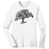 1-DAY RUSH NO MINIMUM Ladies Long Sleeve Crew Neck T-Shirt Thumbnail
