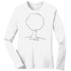 1-DAY RUSH NO MINIMUM Ladies Long Sleeve Crew Neck T-Shirt Thumbnail