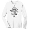 1-DAY RUSH NO MINIMUM Ladies Long Sleeve Crew Neck T-Shirt Thumbnail