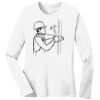 1-DAY RUSH NO MINIMUM Ladies Long Sleeve Crew Neck T-Shirt Thumbnail