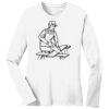 1-DAY RUSH NO MINIMUM Ladies Long Sleeve Crew Neck T-Shirt Thumbnail
