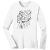 1-DAY RUSH NO MINIMUM Ladies Long Sleeve Crew Neck T-Shirt Thumbnail