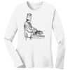 1-DAY RUSH NO MINIMUM Ladies Long Sleeve Crew Neck T-Shirt Thumbnail