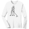 1-DAY RUSH NO MINIMUM Ladies Long Sleeve Crew Neck T-Shirt Thumbnail