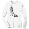 1-DAY RUSH NO MINIMUM Ladies Long Sleeve Crew Neck T-Shirt Thumbnail