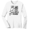 1-DAY RUSH NO MINIMUM Ladies Long Sleeve Crew Neck T-Shirt Thumbnail