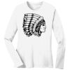 1-DAY RUSH NO MINIMUM Ladies Long Sleeve Crew Neck T-Shirt Thumbnail