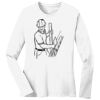 1-DAY RUSH NO MINIMUM Ladies Long Sleeve Crew Neck T-Shirt Thumbnail