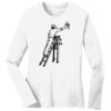 1-DAY RUSH NO MINIMUM Ladies Long Sleeve Crew Neck T-Shirt Thumbnail