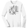 1-DAY RUSH NO MINIMUM Ladies Long Sleeve Crew Neck T-Shirt Thumbnail