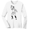 1-DAY RUSH NO MINIMUM Ladies Long Sleeve Crew Neck T-Shirt Thumbnail